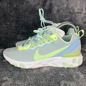 Nike React Element 55 Women's Shoes Frosted Spruce Running Sneakers 8